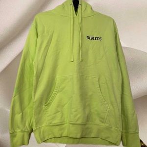 Sisters Brand Neon Green Hoodie